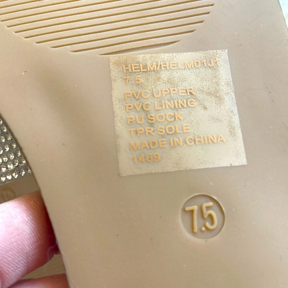 Brand New Madden Girl Rhinestone Crystal Sparkle Slides Sandals H-Band Strap - Picture 10 of 15